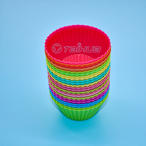 耐高溫圓形硅膠馬芬杯